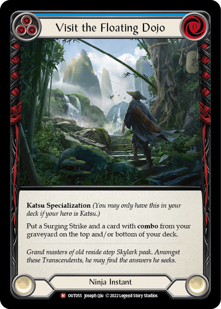 Visit the Floating Dojo (Blue) - Flesh and Blood TCG - MoxLand