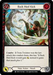 Back Heel Kick (Blue) - Flesh and Blood TCG - MoxLand