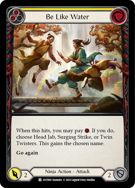 Be Like Water (Yellow) - Flesh and Blood TCG - MoxLand