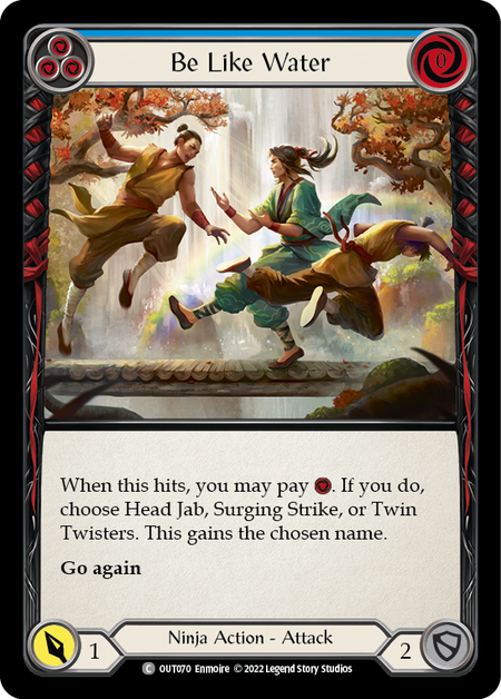 Be Like Water (Blue) - Flesh and Blood TCG - MoxLand
