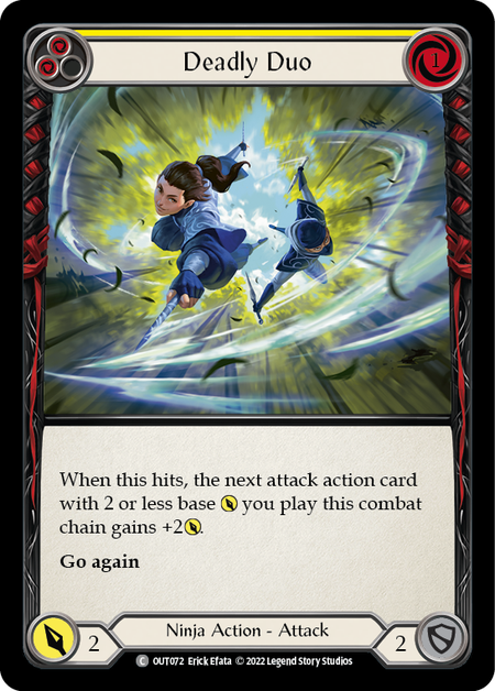 Deadly Duo (Yellow) - Flesh and Blood TCG - MoxLand
