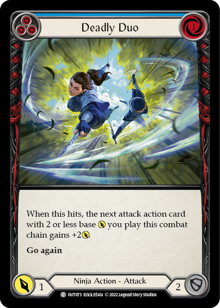 Deadly Duo (Blue) - Flesh and Blood TCG - MoxLand