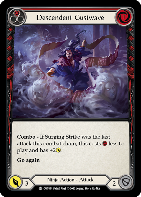 Descendent Gustwave (Red) - Flesh and Blood TCG - MoxLand