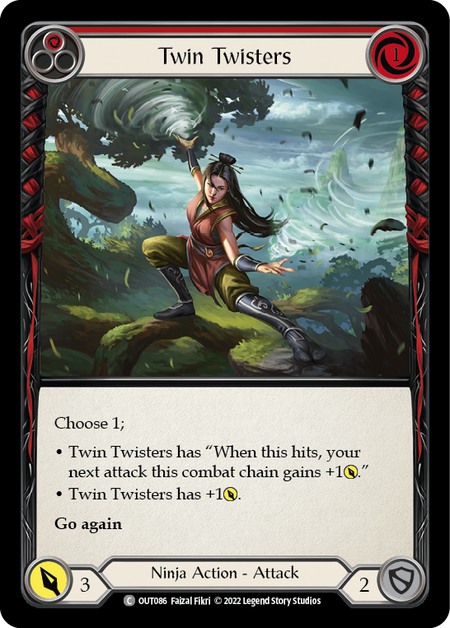 Twin Twisters (Red) - Flesh and Blood TCG - MoxLand