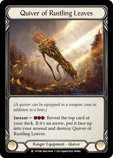 Quiver of Rustling Leaves - Flesh and Blood TCG - MoxLand