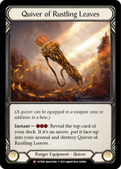 Quiver of Rustling Leaves - Flesh and Blood TCG - MoxLand