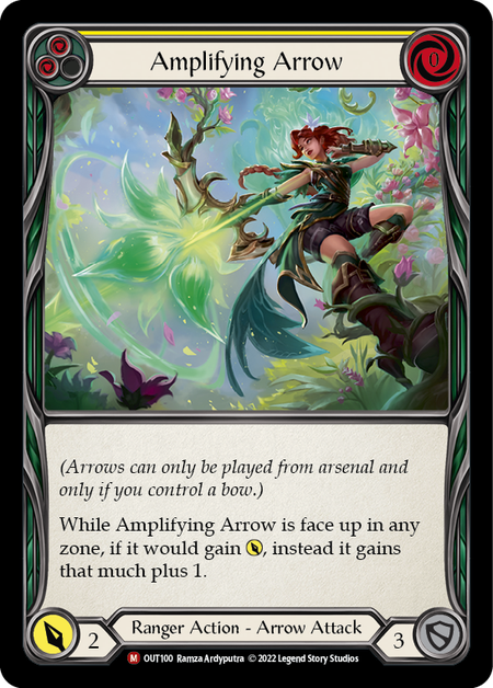 Amplifying Arrow (Yellow) - Flesh and Blood TCG - MoxLand