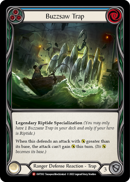 Buzzsaw Trap (Blue) - Flesh and Blood TCG - MoxLand