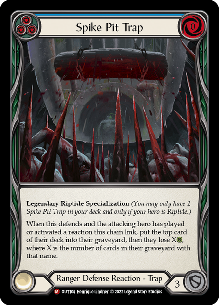 Spike Pit Trap (Blue) - Flesh and Blood TCG - MoxLand