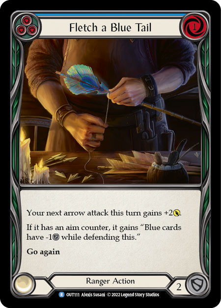 Fletch a Blue Tail (Blue) - Flesh and Blood TCG - MoxLand