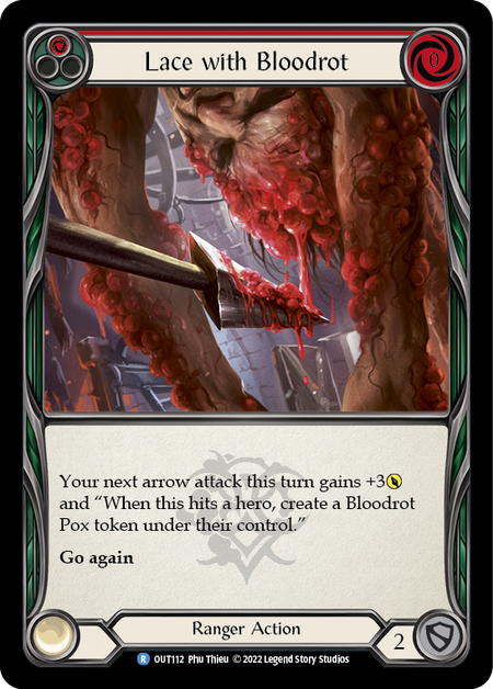 Lace with Bloodrot (Red) - Flesh and Blood TCG - MoxLand