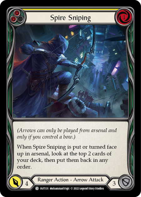 Spire Sniping (Yellow) - Flesh and Blood TCG - MoxLand