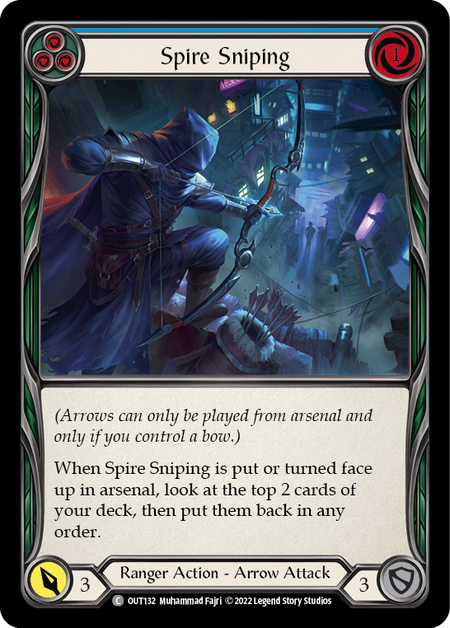 Spire Sniping (Blue) - Flesh and Blood TCG - MoxLand
