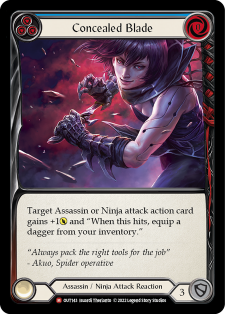 Concealed Blade (Blue) - Flesh and Blood TCG - MoxLand