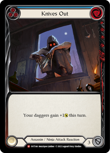 Knives Out (Blue) - Flesh and Blood TCG - MoxLand