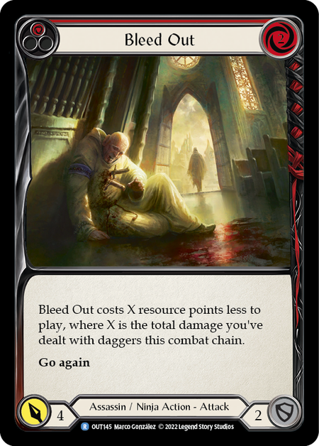 Bleed Out (Red) - Flesh and Blood TCG - MoxLand