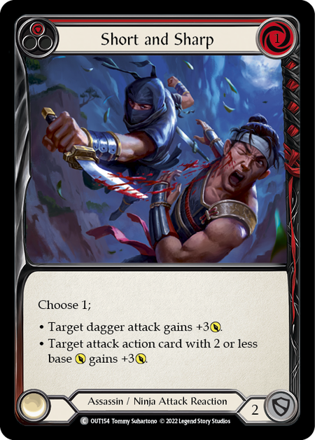 Short and Sharp (Red) - Flesh and Blood TCG - MoxLand