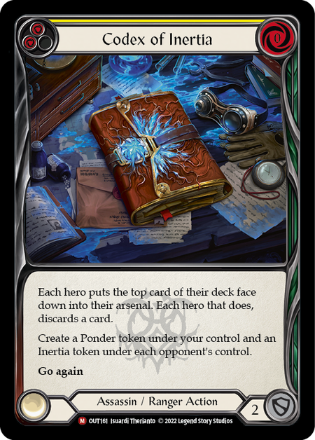 Codex of Inertia (Yellow) - Flesh and Blood TCG - MoxLand