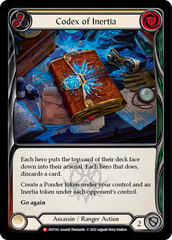 Codex of Inertia (Yellow) - Flesh and Blood TCG - MoxLand
