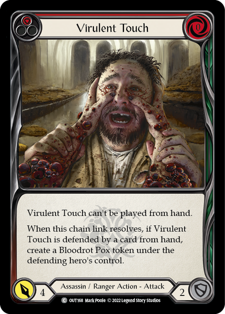Virulent Touch (Red) - Flesh and Blood TCG - MoxLand