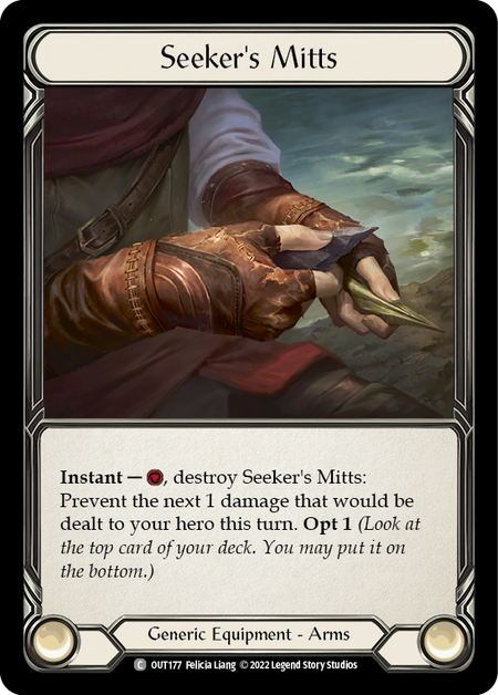 Seeker's Mitts - Flesh and Blood TCG - MoxLand