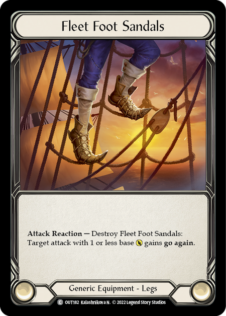 Fleet Foot Sandals - Flesh and Blood TCG - MoxLand