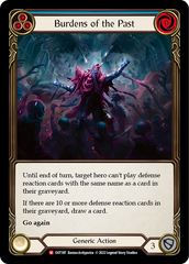 Burdens of the Past (Blue) - Flesh and Blood TCG - MoxLand