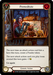Premeditate (Red) - Flesh and Blood TCG - MoxLand