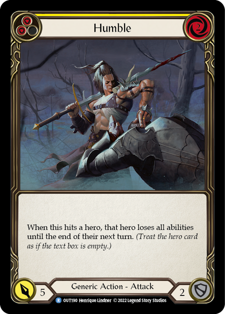 Humble (Yellow) - Flesh and Blood TCG - MoxLand
