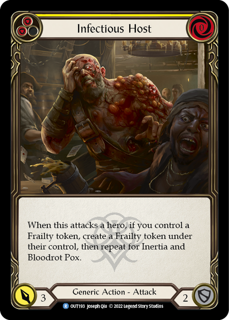 Infectious Host (Yellow) - Flesh and Blood TCG - MoxLand