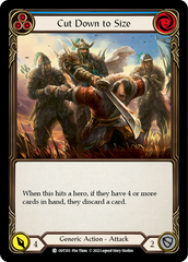 Cut Down to Size (Blue) - Flesh and Blood TCG - MoxLand