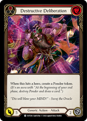 Destructive Deliberation (Red) - Flesh and Blood TCG - MoxLand