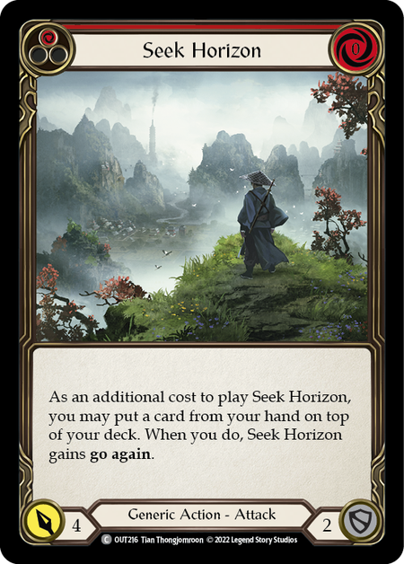 Seek Horizon (Red) - Flesh and Blood TCG - MoxLand