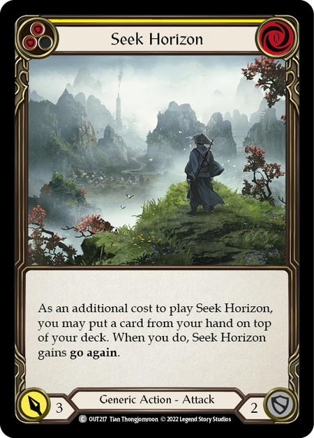 Seek Horizon (Yellow) - Flesh and Blood TCG - MoxLand