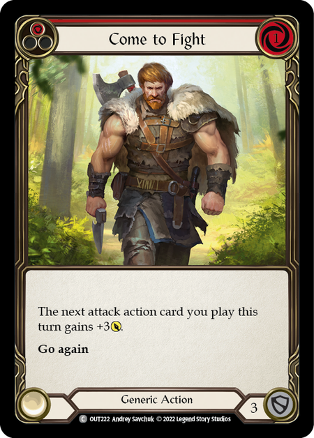Come to Fight (Red) - Flesh and Blood TCG - MoxLand