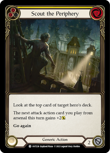 Scout the Periphery (Yellow) - Flesh and Blood TCG - MoxLand