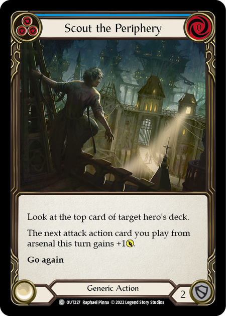 Scout the Periphery (Blue) - Flesh and Blood TCG - MoxLand