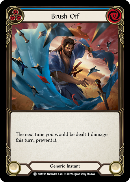 Brush Off (Blue) - Flesh and Blood TCG - MoxLand