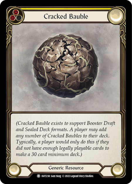 Cracked Bauble (Yellow) - Flesh and Blood TCG - MoxLand