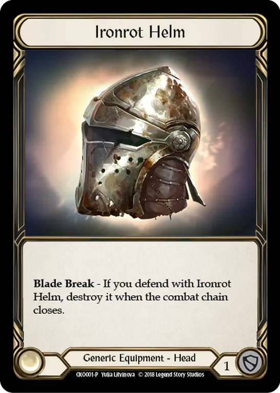 Ironrot Helm - Flesh and Blood TCG - MoxLand