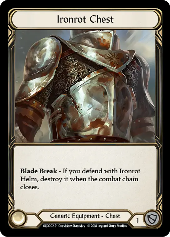 Ironrot Plate - Flesh and Blood TCG - MoxLand