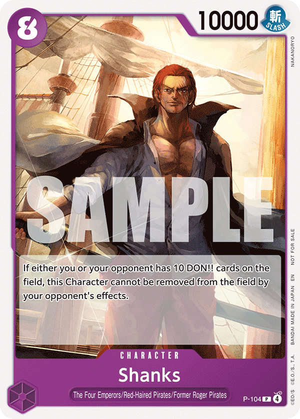 Shanks - One Piece Card Game - MoxLand