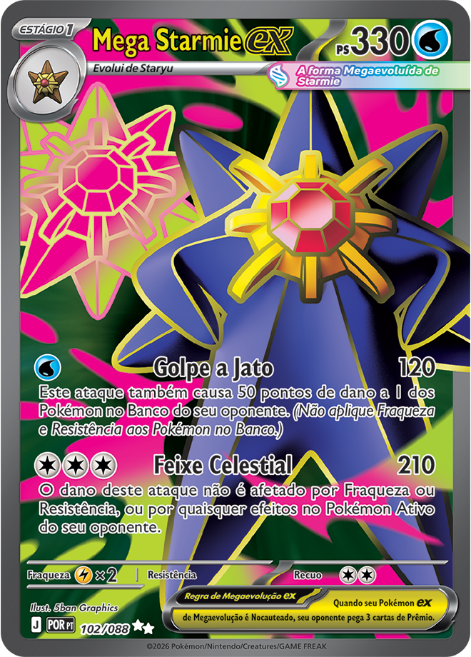 Mega Starmie ex - Pokémon TCG - MoxLand