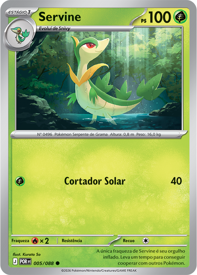 Servine - Pokémon TCG - MoxLand