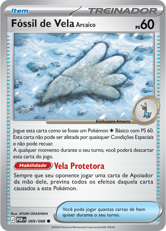 Fóssil de Vela Arcaico - Pokémon TCG - MoxLand