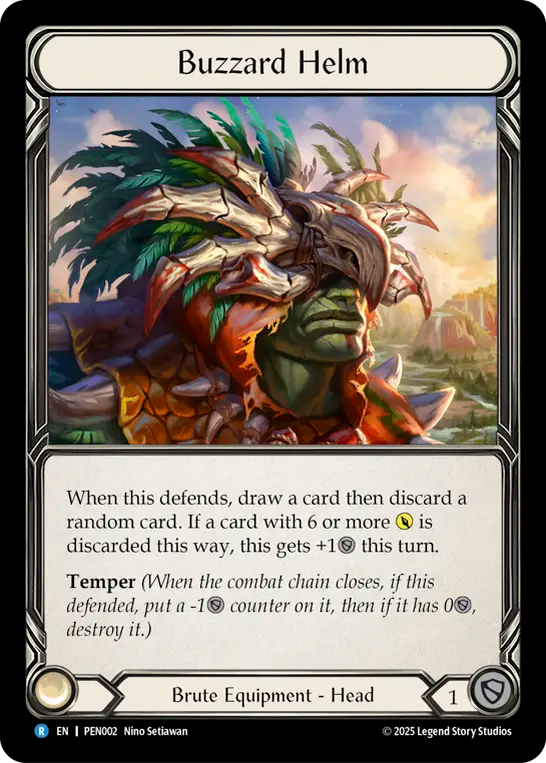 Buzzard Helm - Flesh and Blood TCG - MoxLand