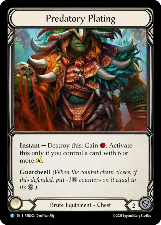 Predatory Plating - Flesh and Blood TCG - MoxLand