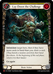 Lay Down the Challenge (Yellow) - Flesh and Blood TCG - MoxLand