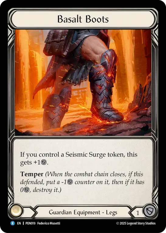 Basalt Boots - Flesh and Blood TCG - MoxLand