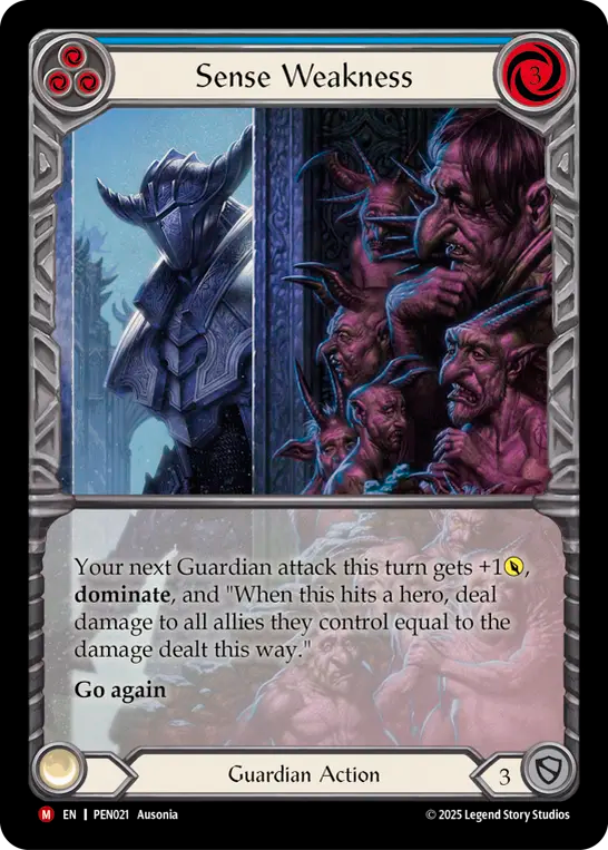 Sense Weakness (Blue) - Flesh and Blood TCG - MoxLand